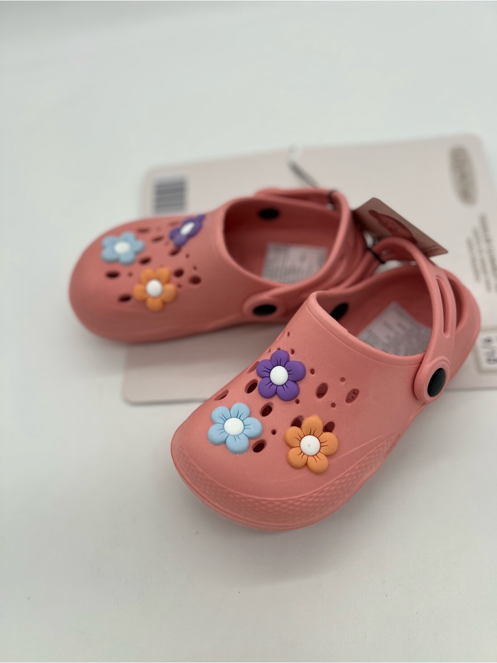 Lily & Dan Pink Flower Clog Sandals Slip On Toddler US 9/10